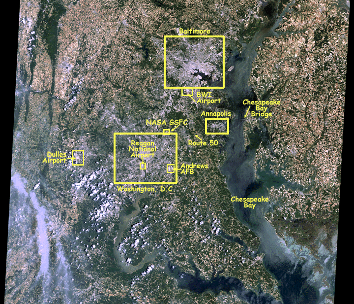 Washington Satellite Image