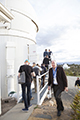 attendees taking a tour of Mount Stromlo Observatory