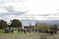 attendees taking a tour of Mount Stromlo Observatory